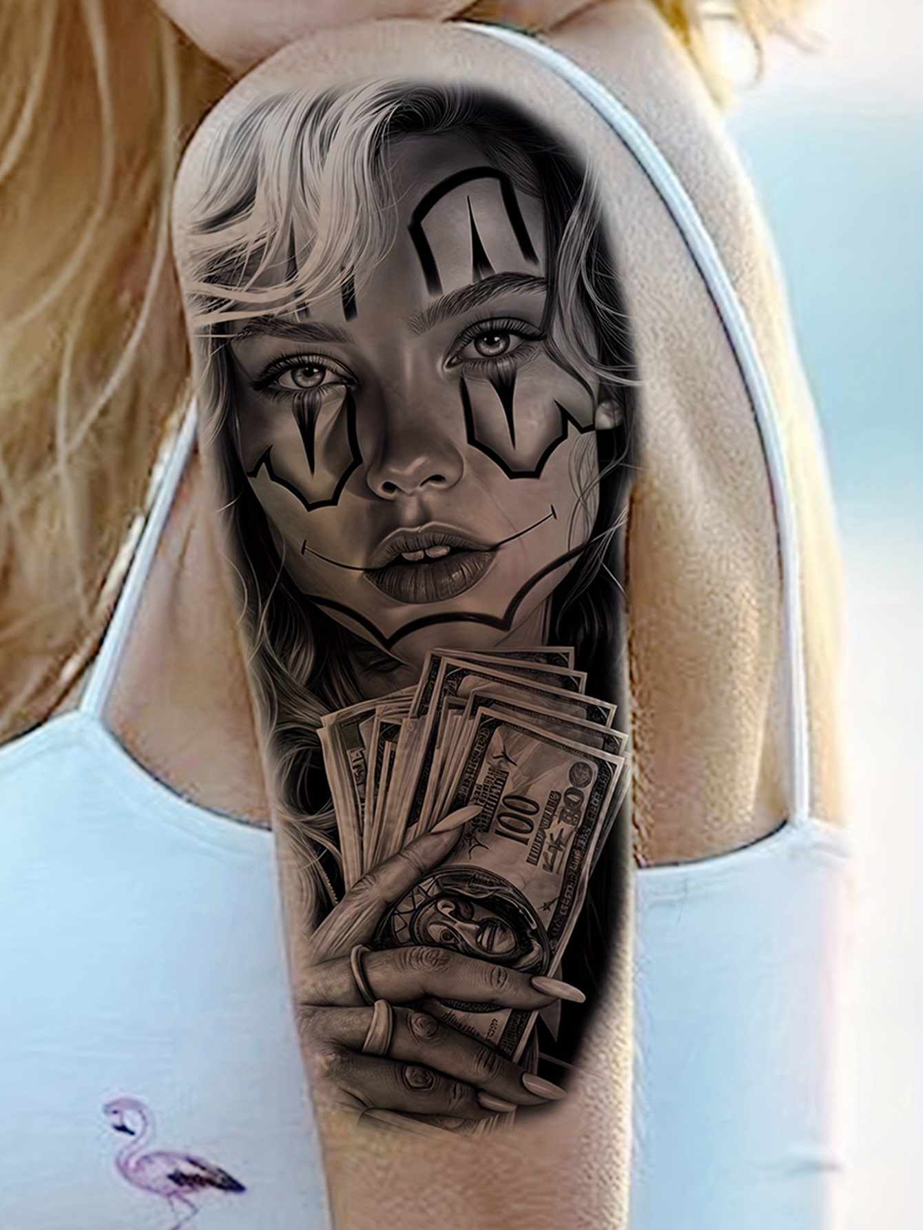Hickano Rebellious Style Tattoo Stickers